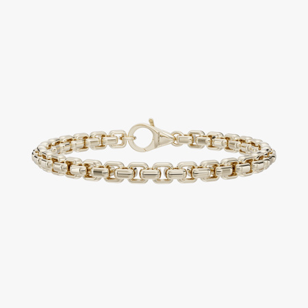 Box Chain Gold Bracelet
